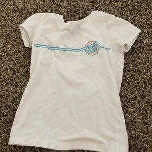 SANTA CRUZ BLUE AND PINK SHIRT